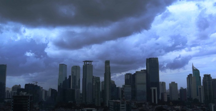  Hujan Ringan Guyur Jakarta 